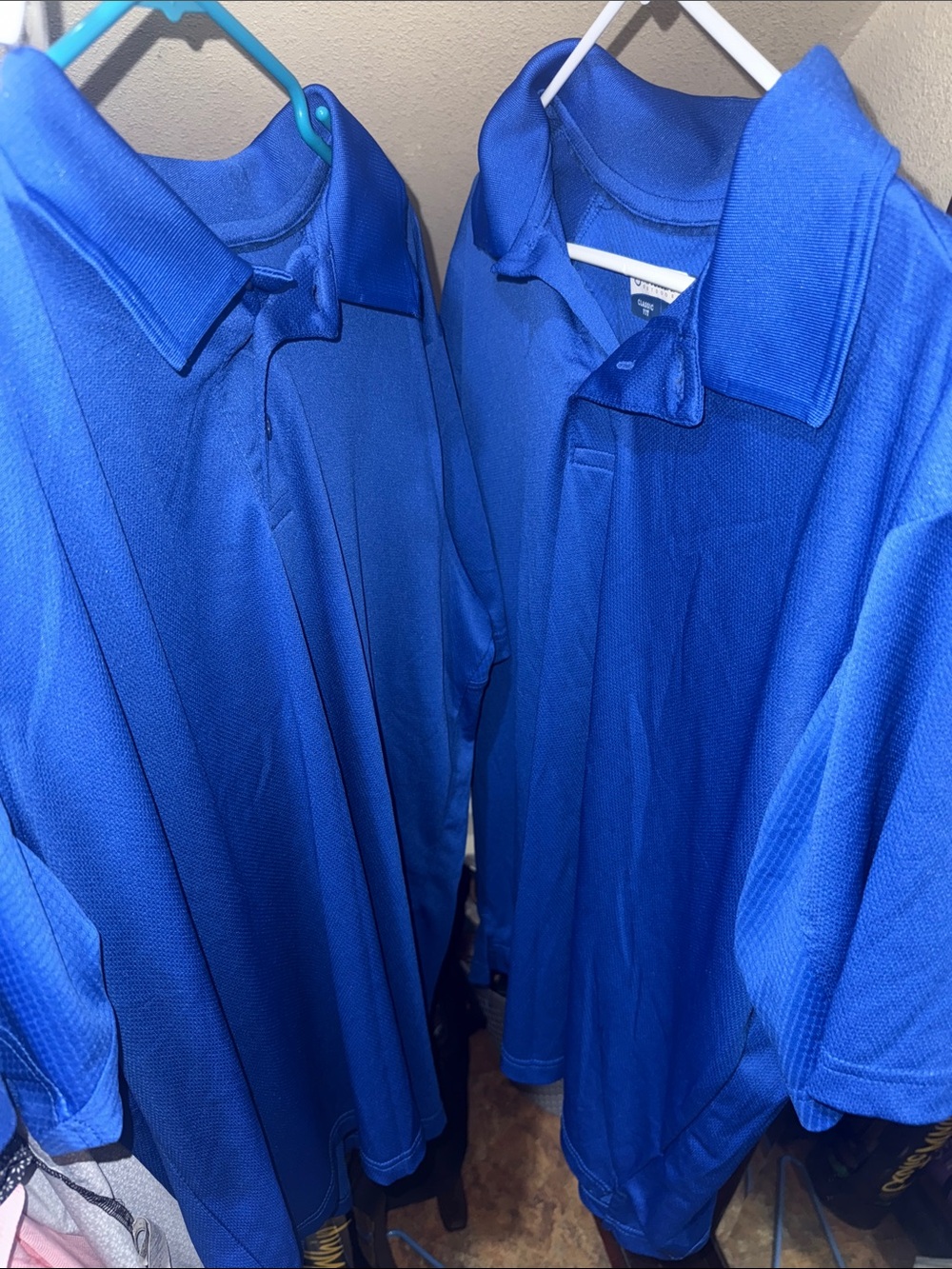Magellan Outdoors Blue Performance Polo (Set of 2)